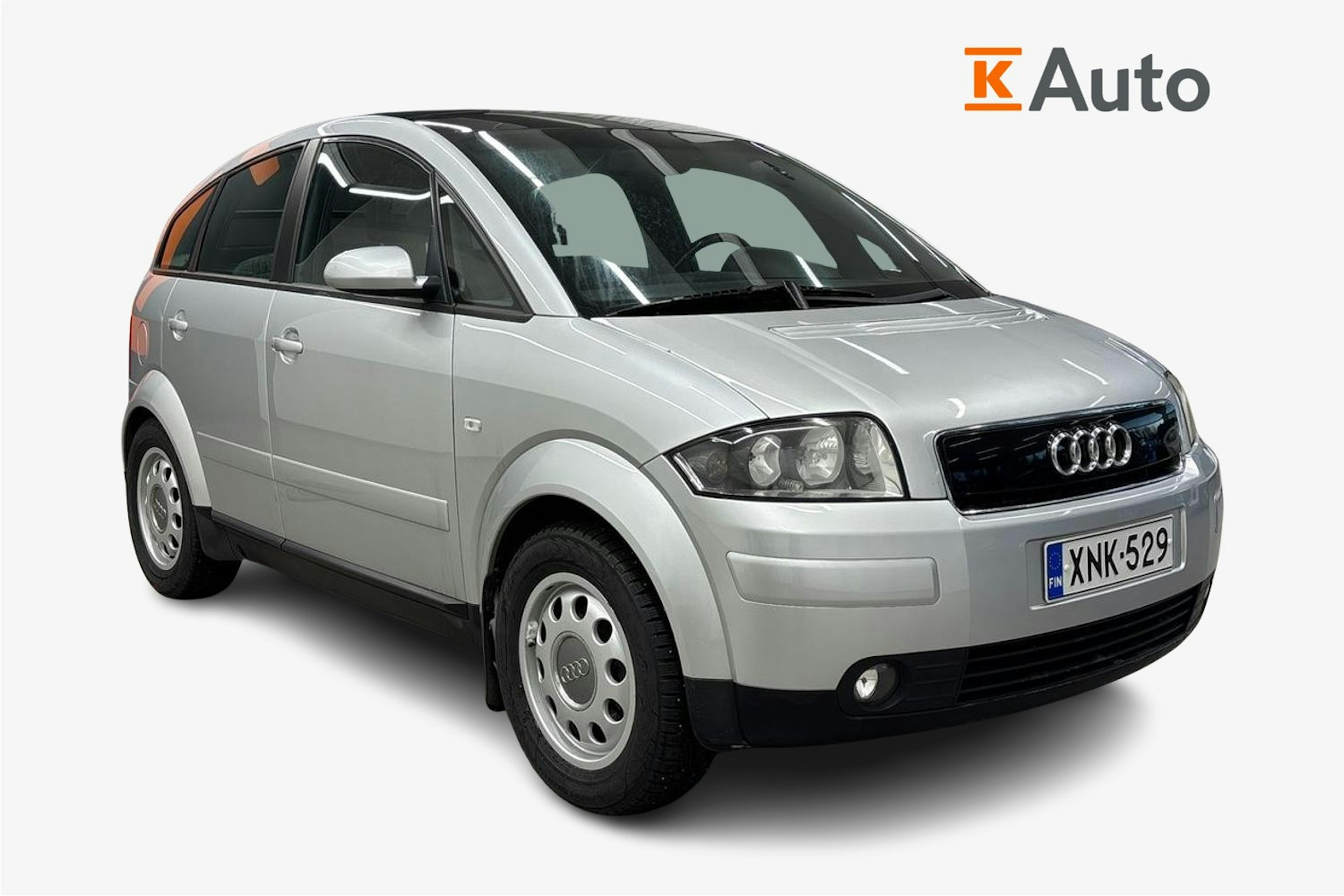 Harmaa Audi A2 2001 kuva 1.