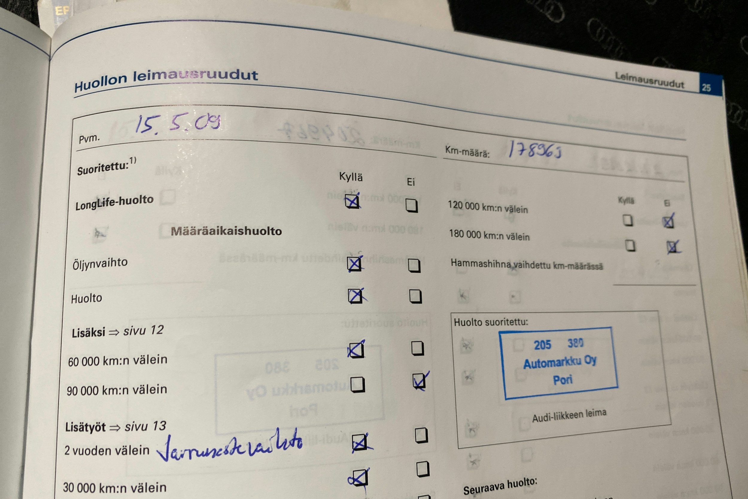 Musta Audi A3 2005 kuva 24.