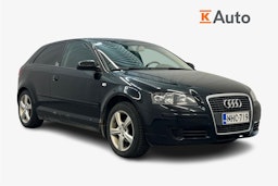 Musta Audi A3 2007 kuva 1.