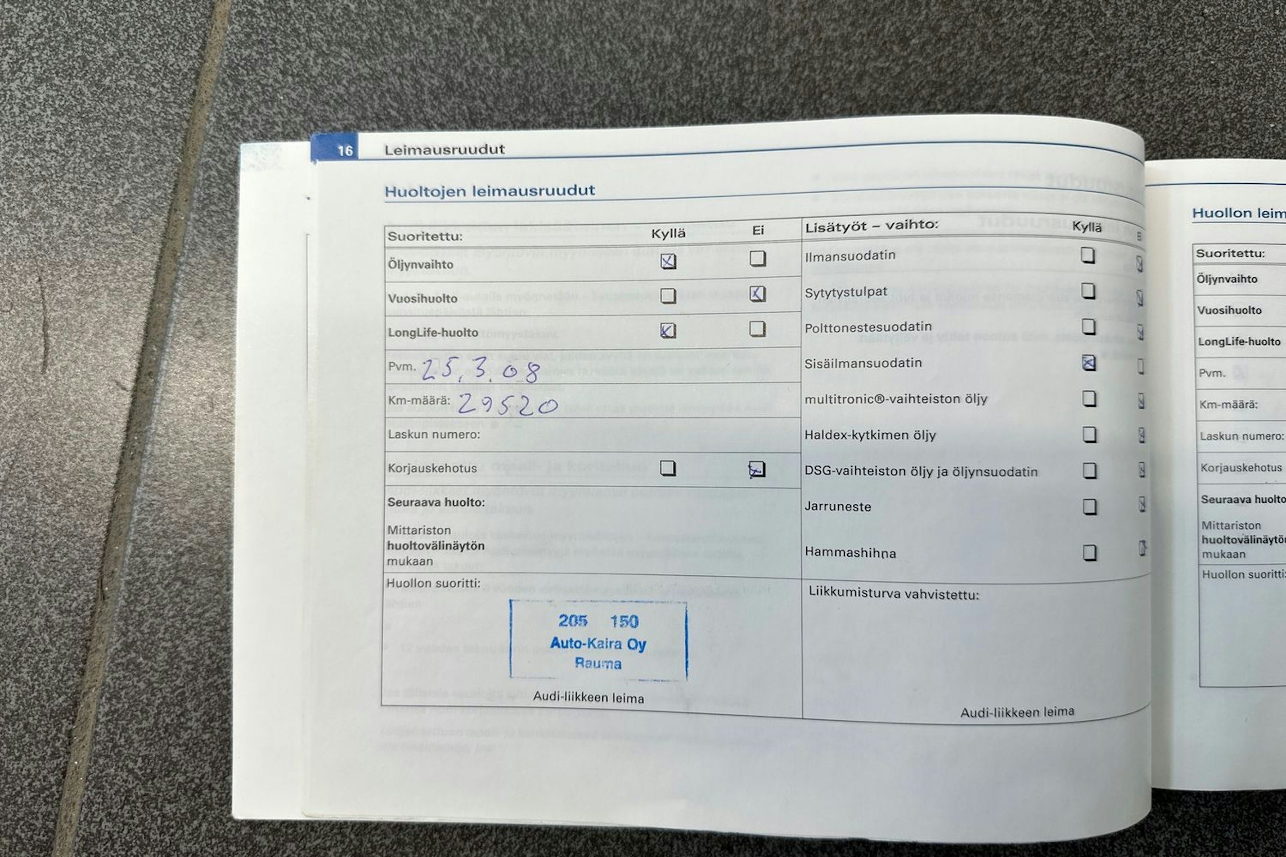 Musta Audi A3 2007 kuva 36.