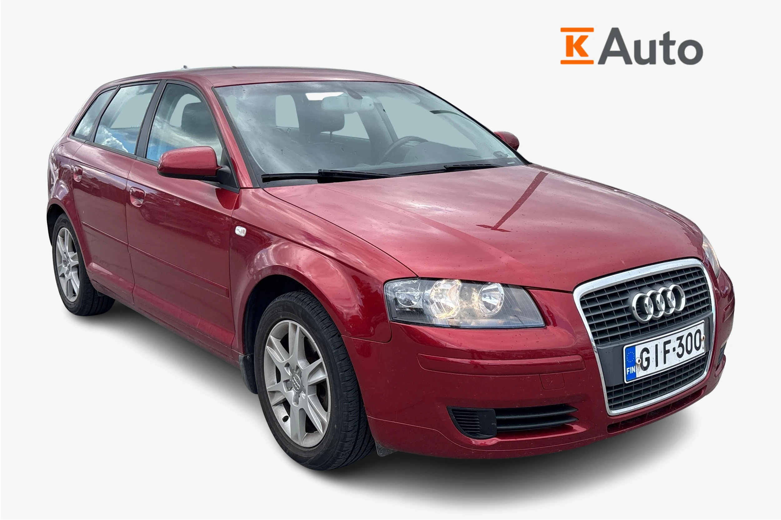 punainen Audi A3 2008 kuva 1.