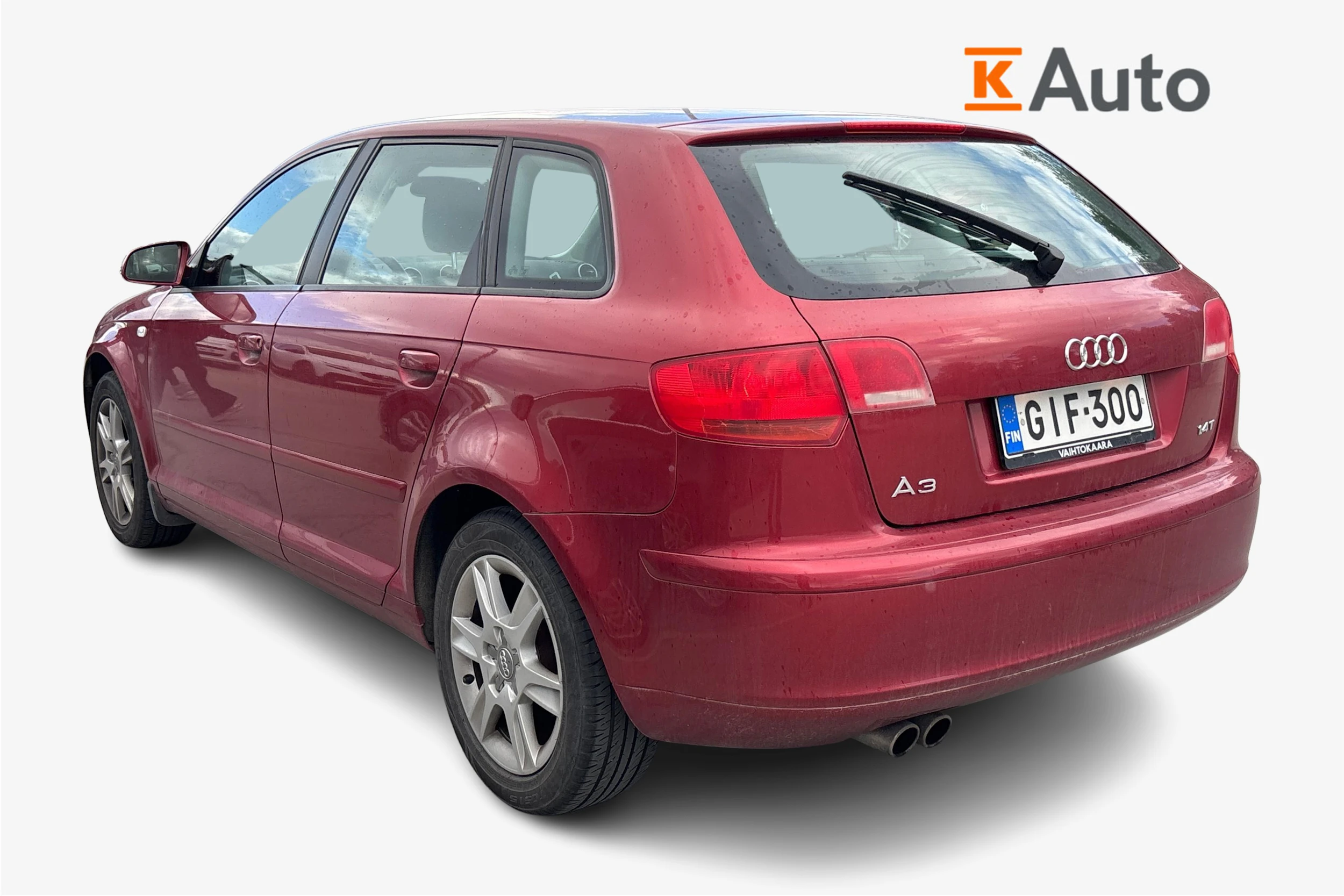punainen Audi A3 2008 kuva 2.