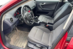 punainen Audi A3 2008 kuva 3.