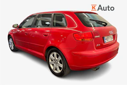 Punainen Audi A3 2008 kuva 3.