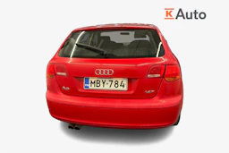 Punainen Audi A3 2008 kuva 4.