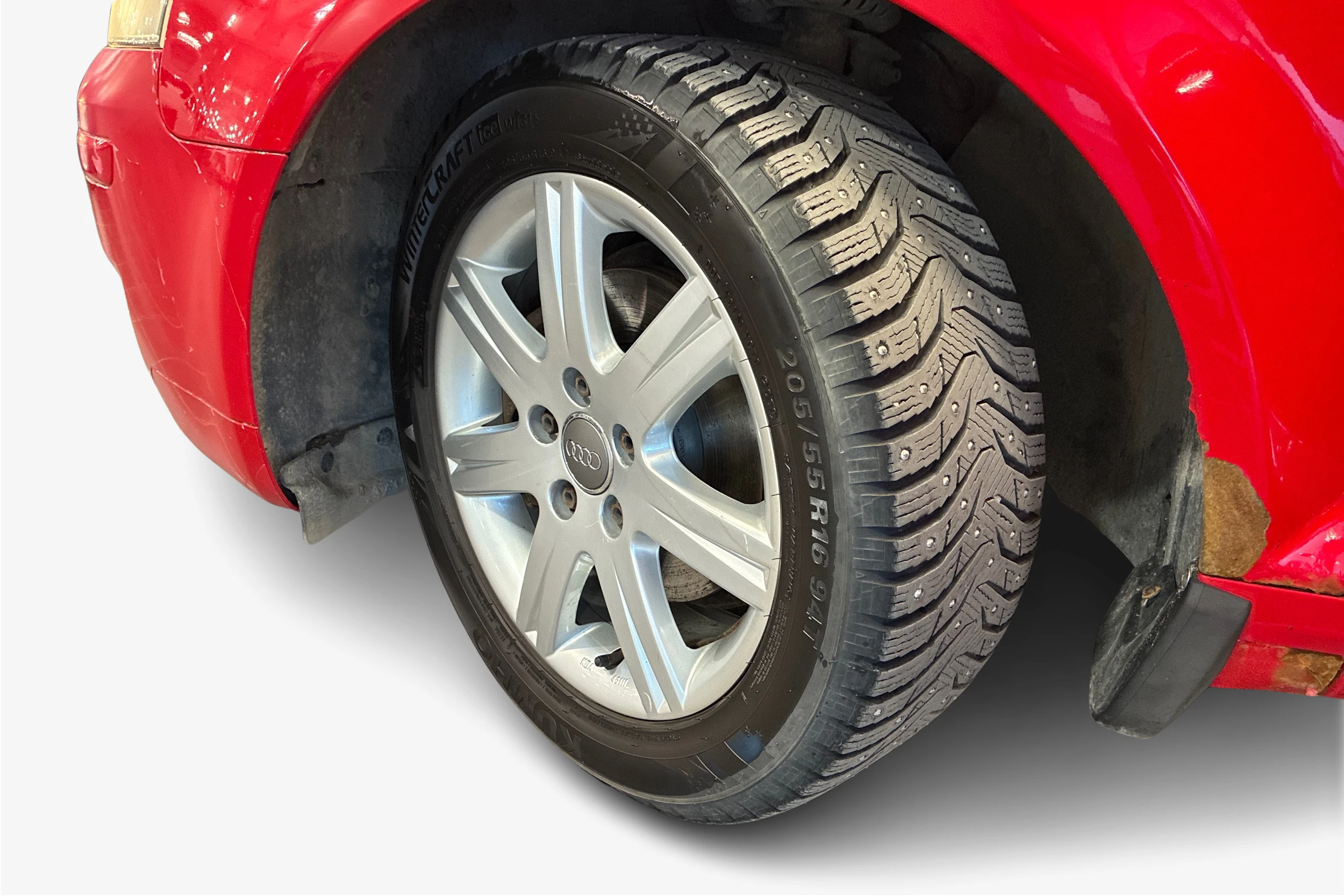 Punainen Audi A3 2008 kuva 12.