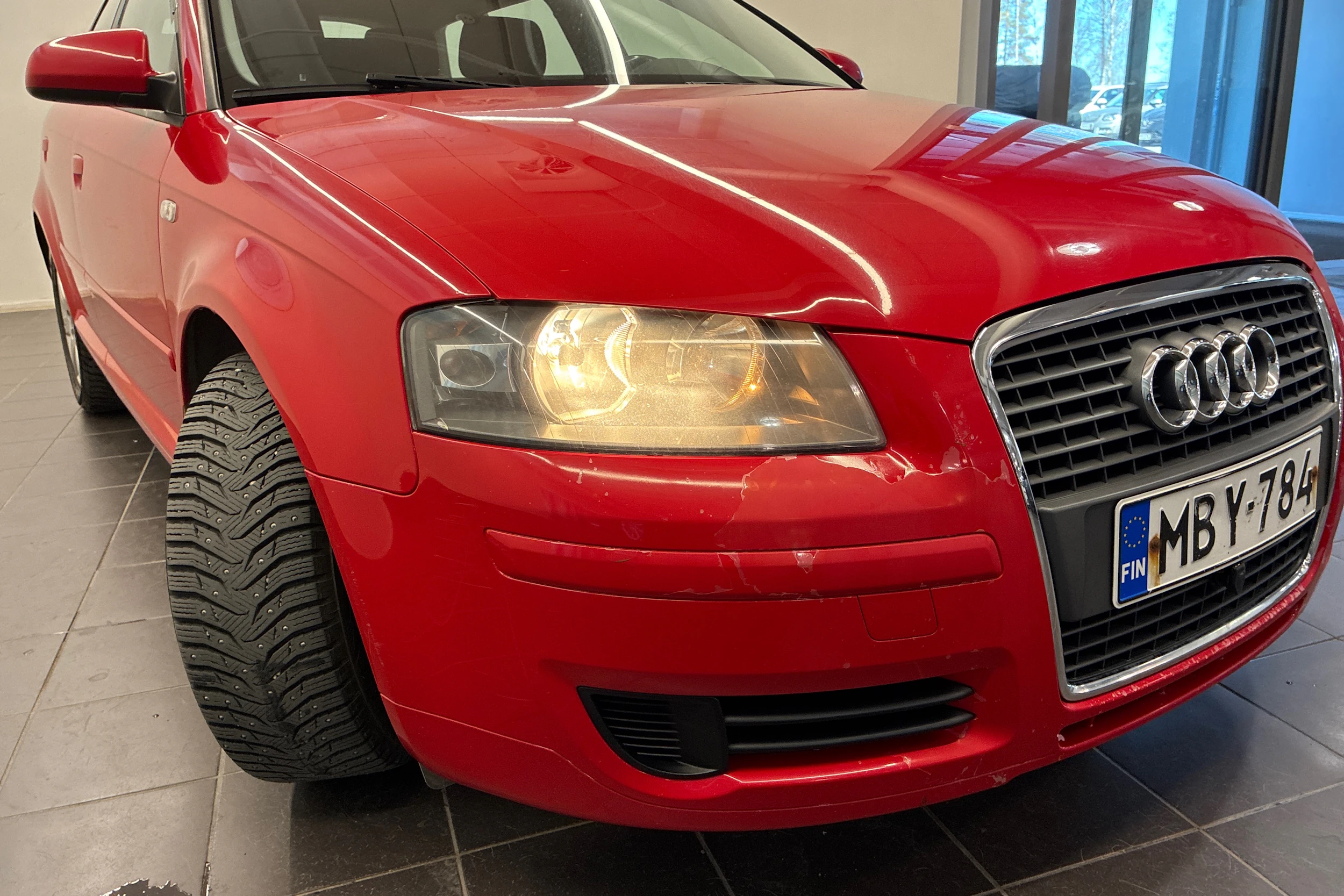 Punainen Audi A3 2008 kuva 19.