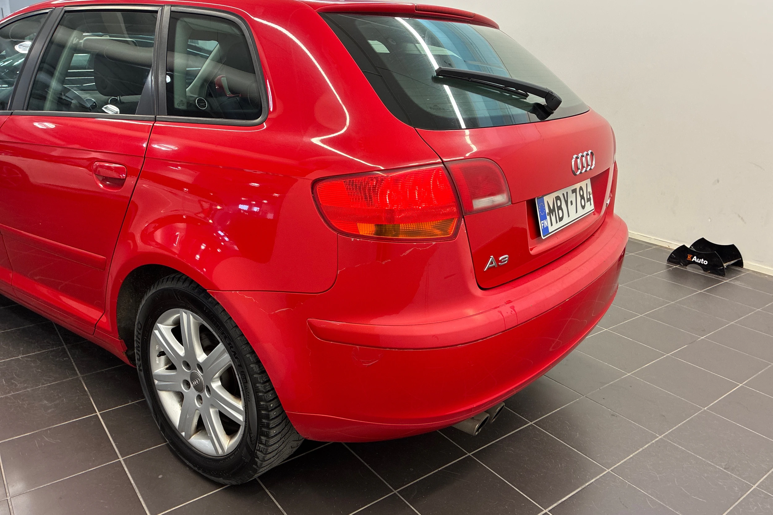 Punainen Audi A3 2008 kuva 23.