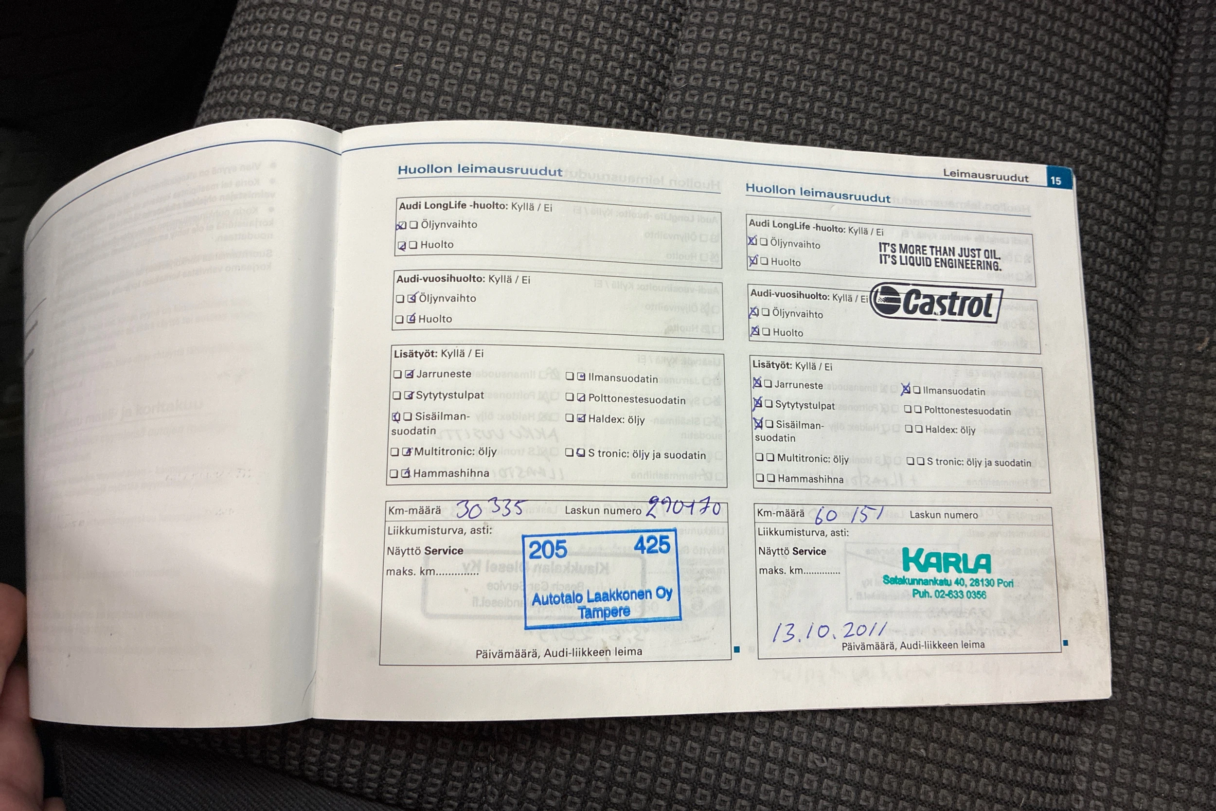 Punainen Audi A3 2008 kuva 30.