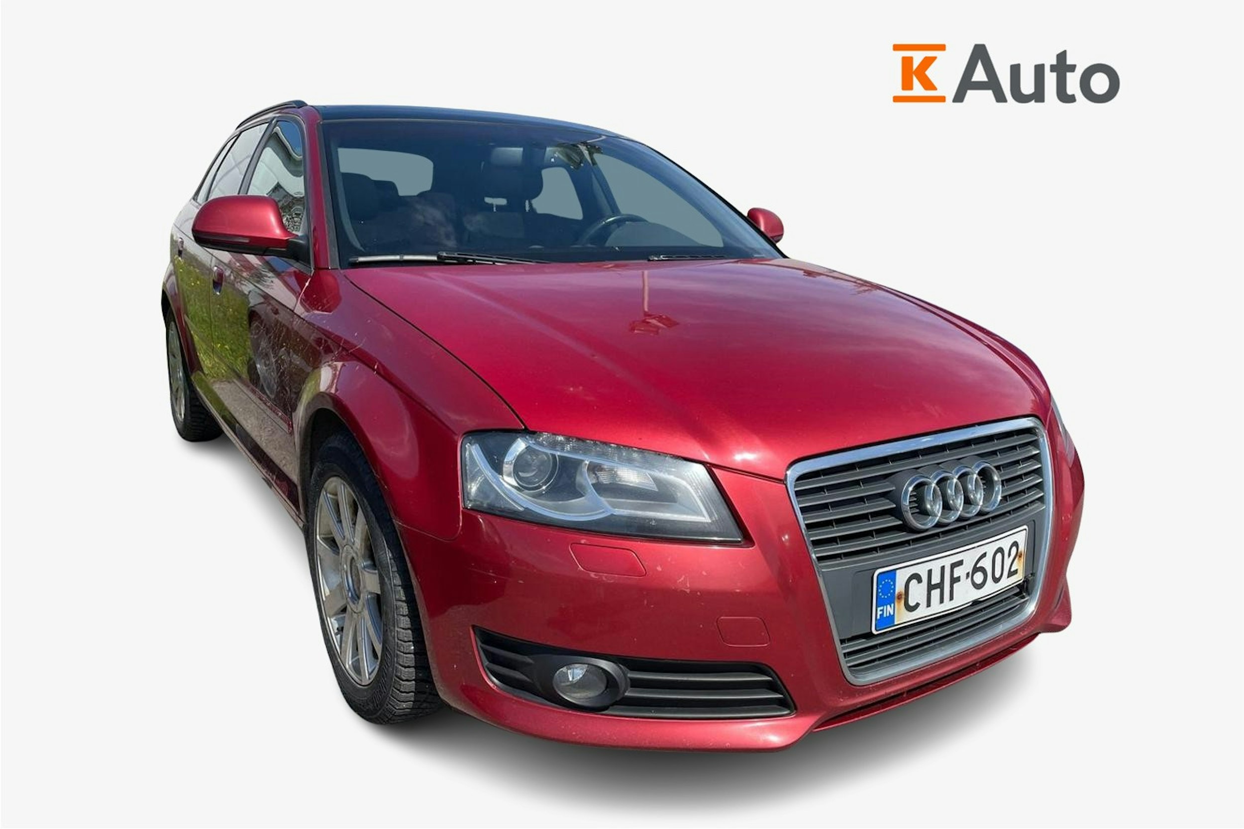 Punainen Audi A3 2009 kuva 1.