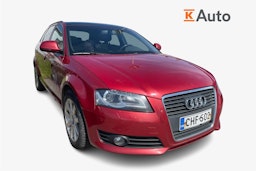 Punainen Audi A3 2009 kuva 1.