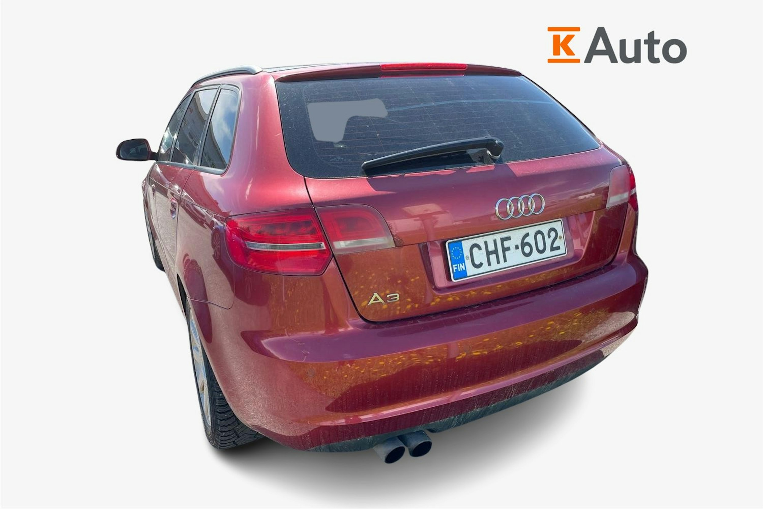 Punainen Audi A3 2009 kuva 3.
