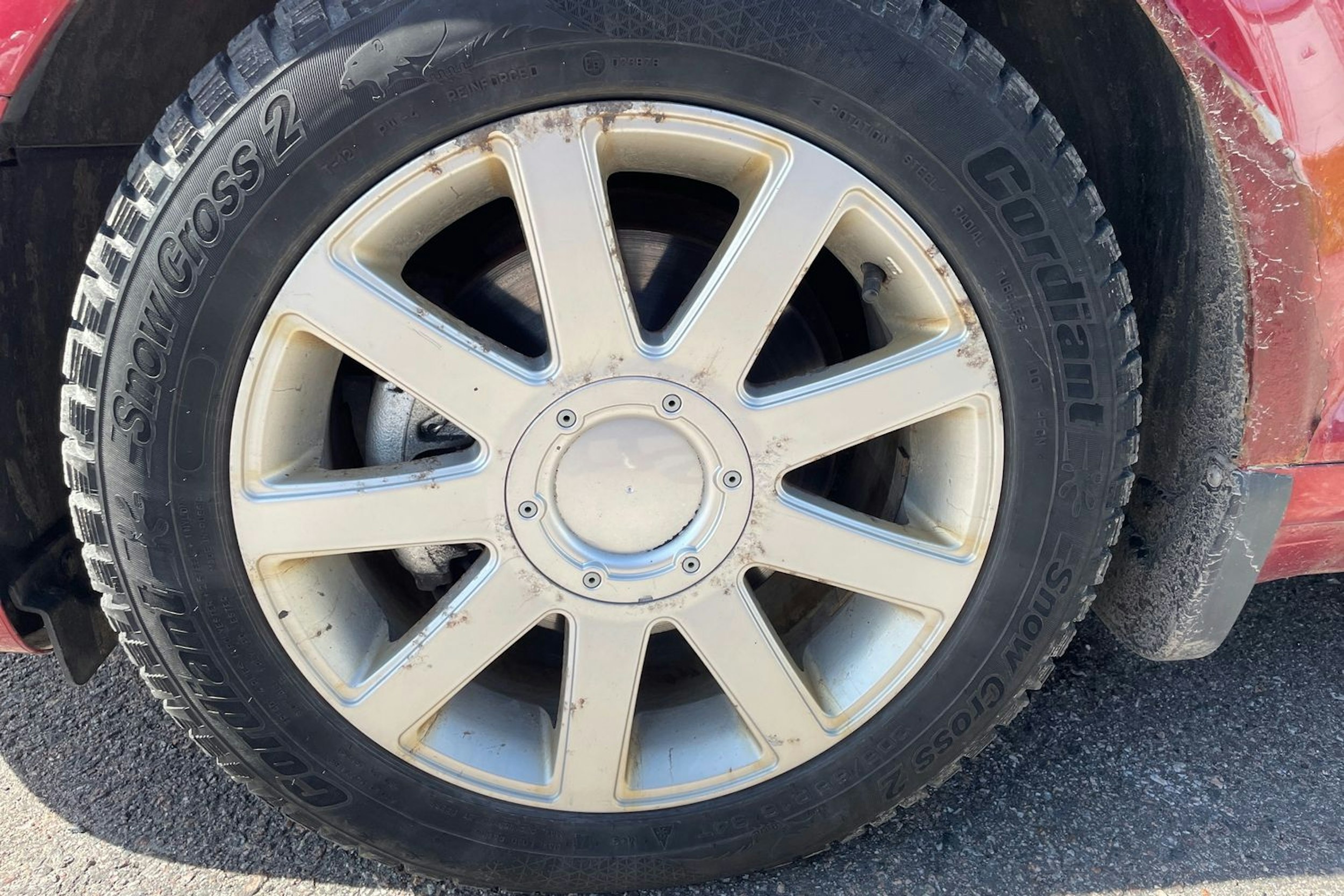 Punainen Audi A3 2009 kuva 10.