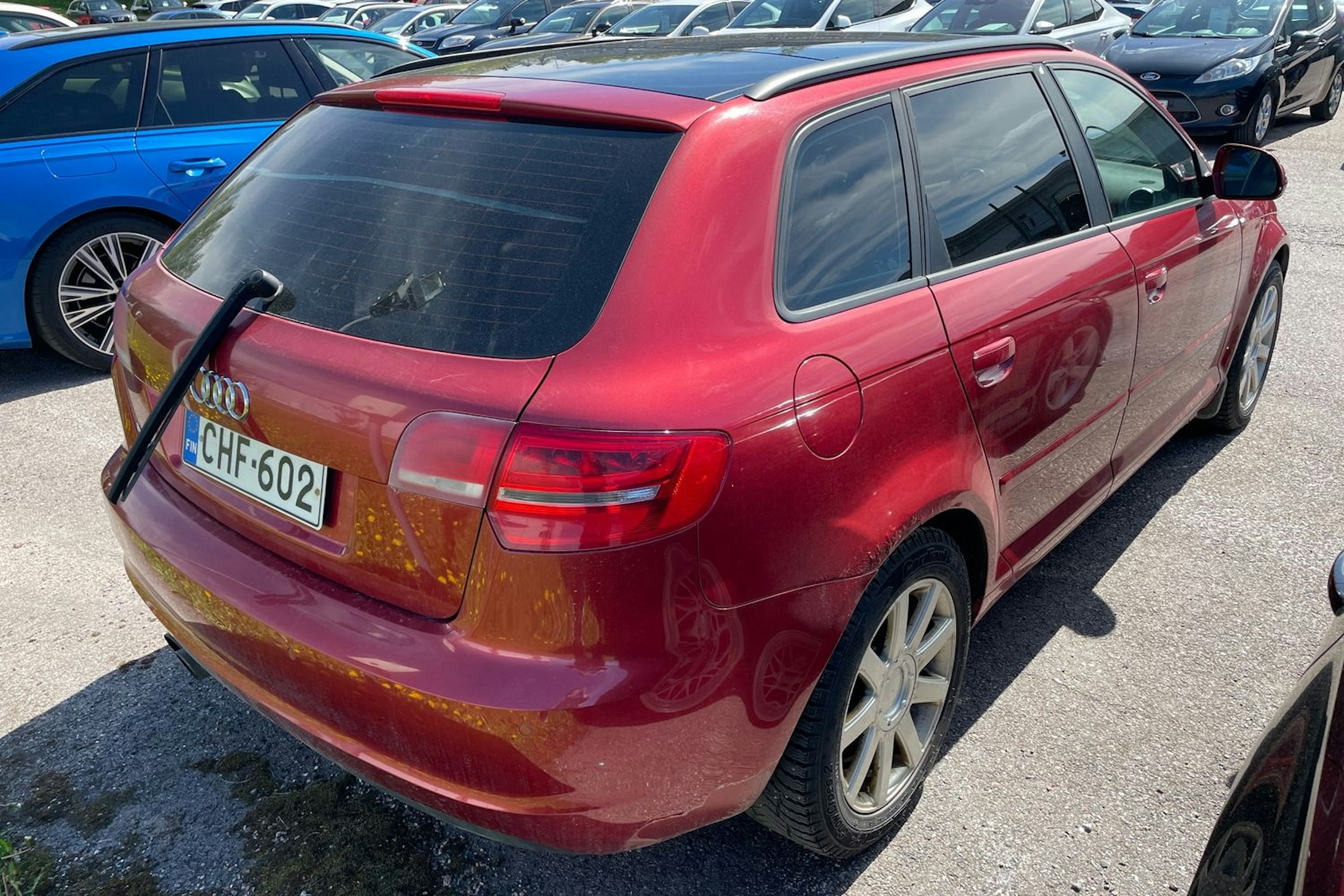 Punainen Audi A3 2009 kuva 14.