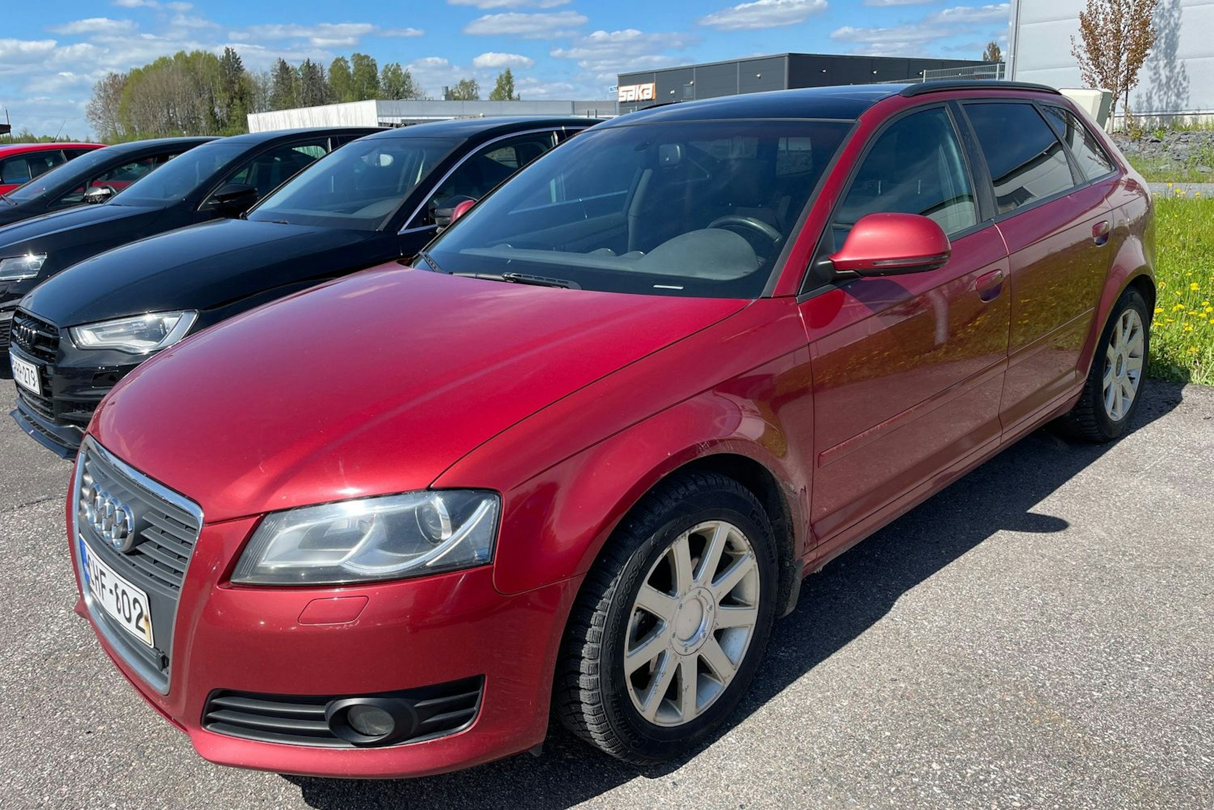 Punainen Audi A3 2009 kuva 15.