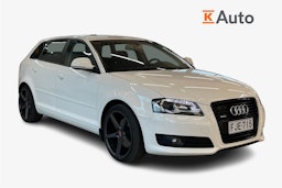 Valkoinen Audi A3 2009 kuva 1.