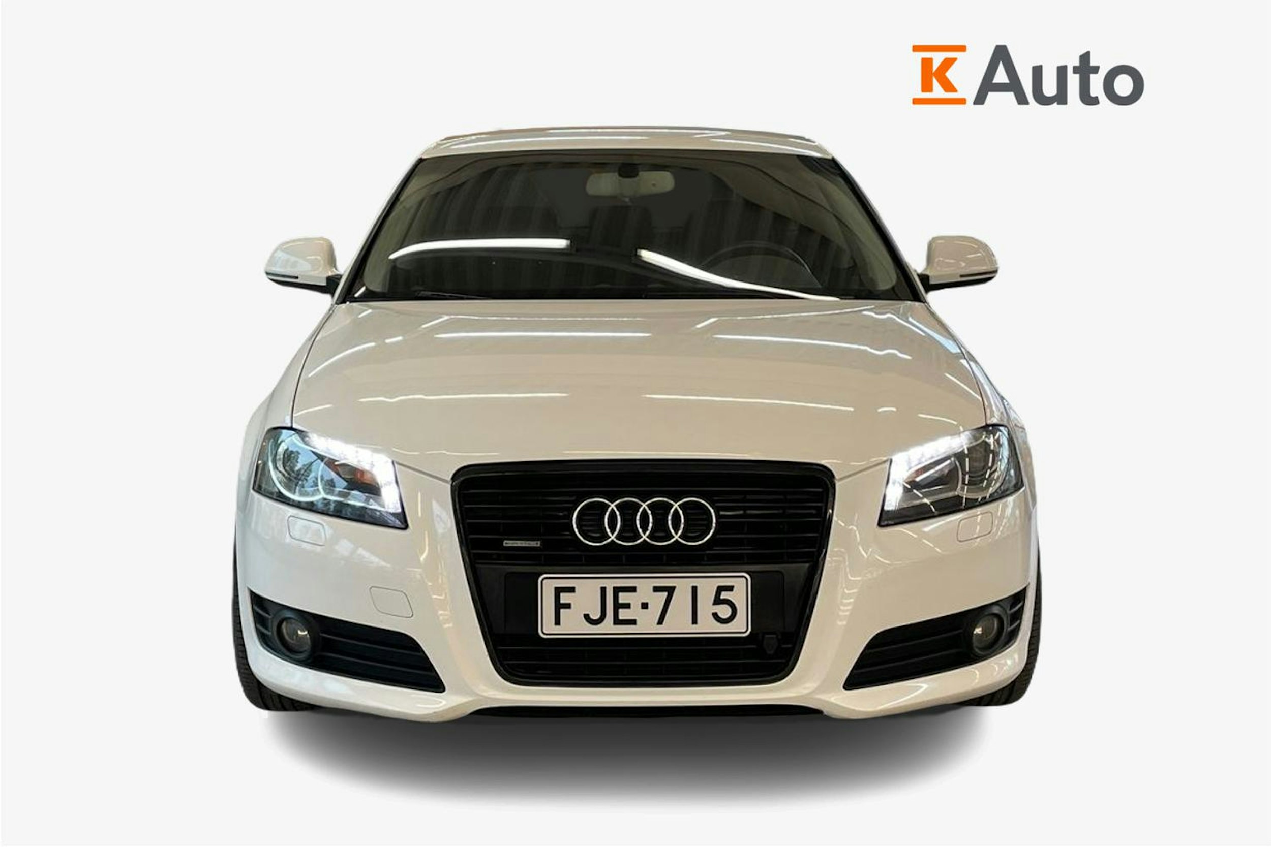 Valkoinen Audi A3 2009 kuva 5.