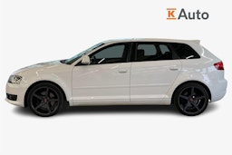Valkoinen Audi A3 2009 kuva 6.