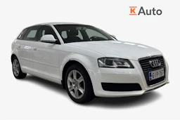 Valkoinen Audi A3 2009 kuva 1.
