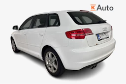 Valkoinen Audi A3 2009 kuva 2.