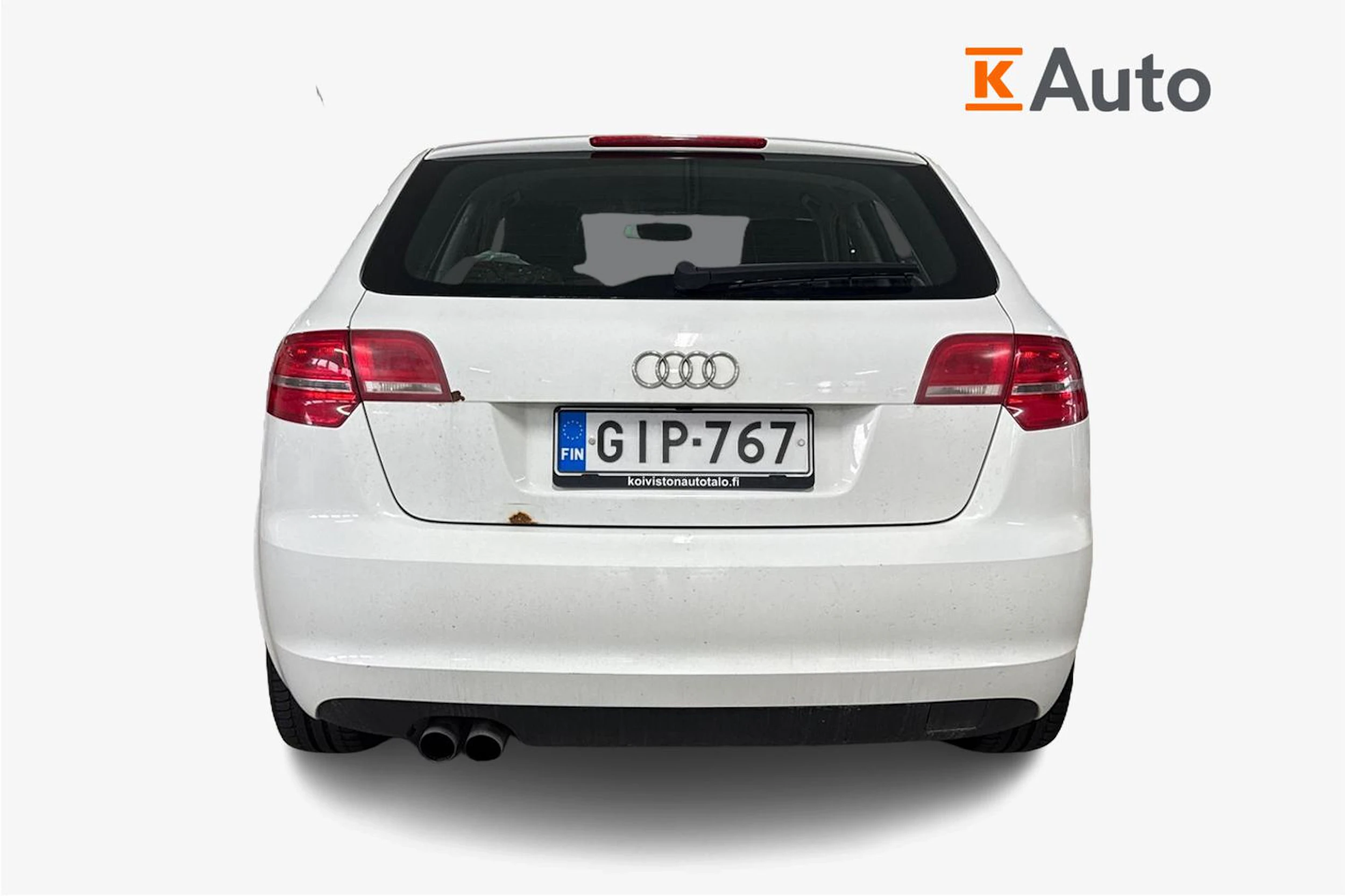 Valkoinen Audi A3 2009 kuva 3.