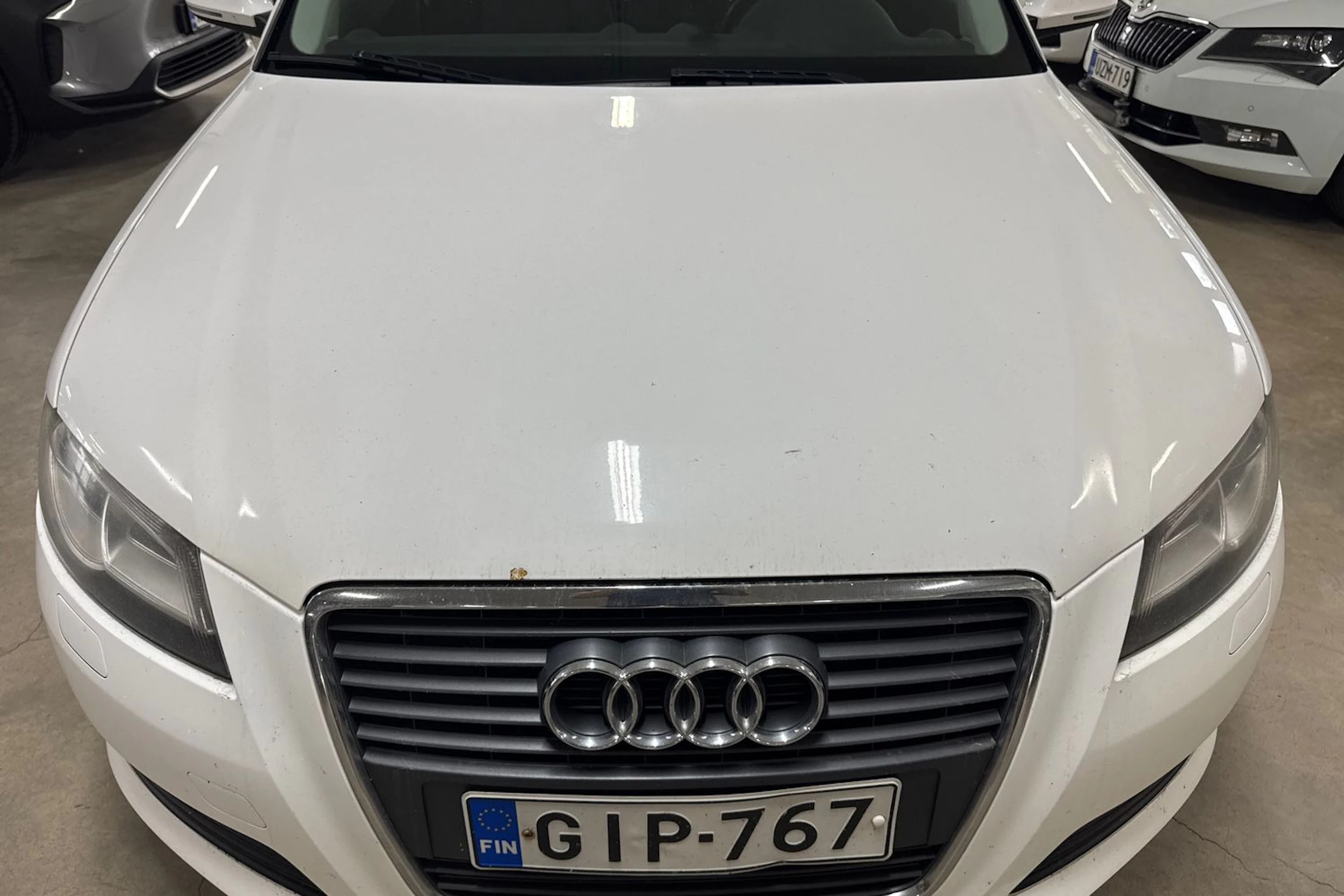 Valkoinen Audi A3 2009 kuva 13.