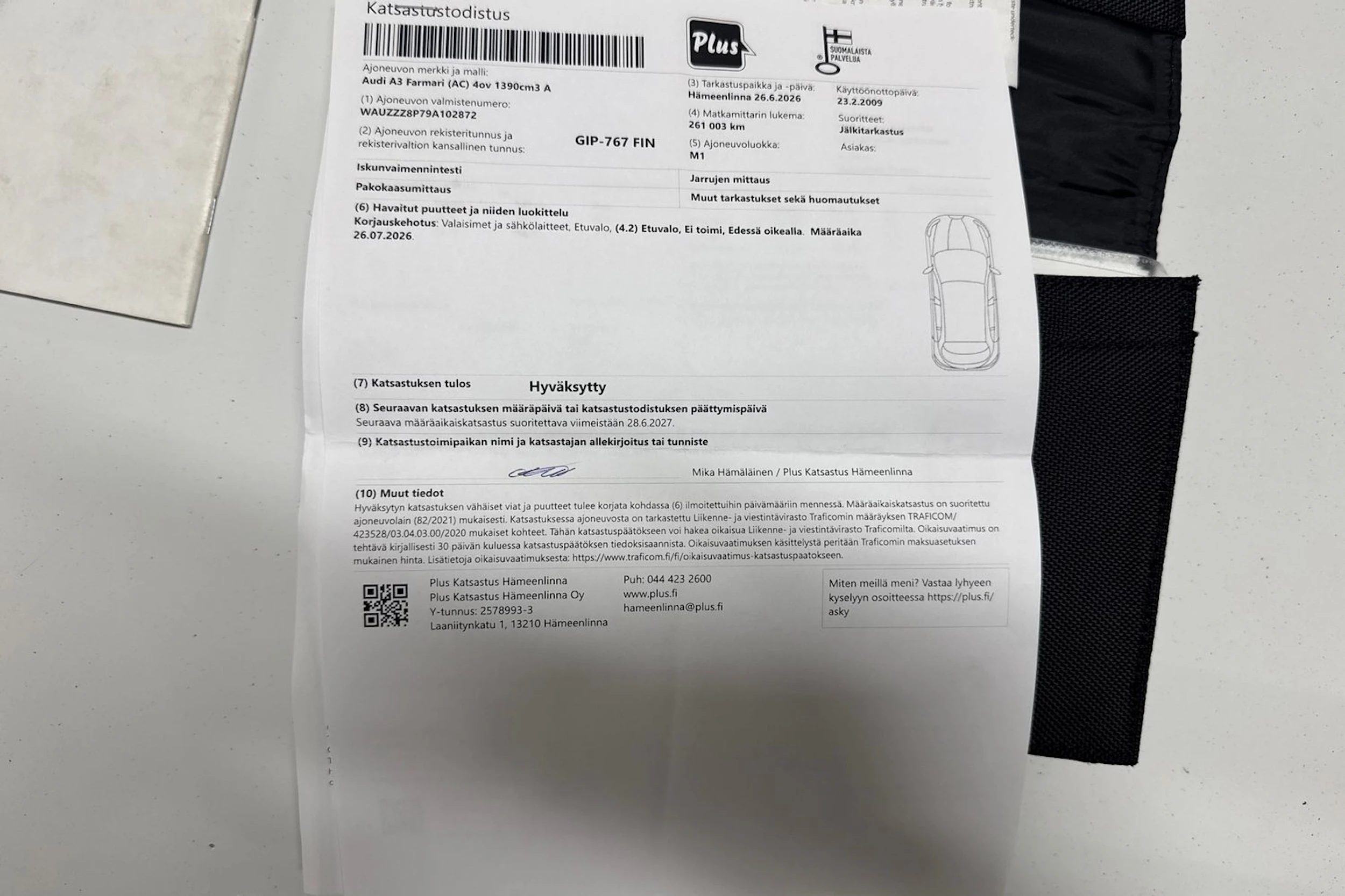 Valkoinen Audi A3 2009 kuva 22.