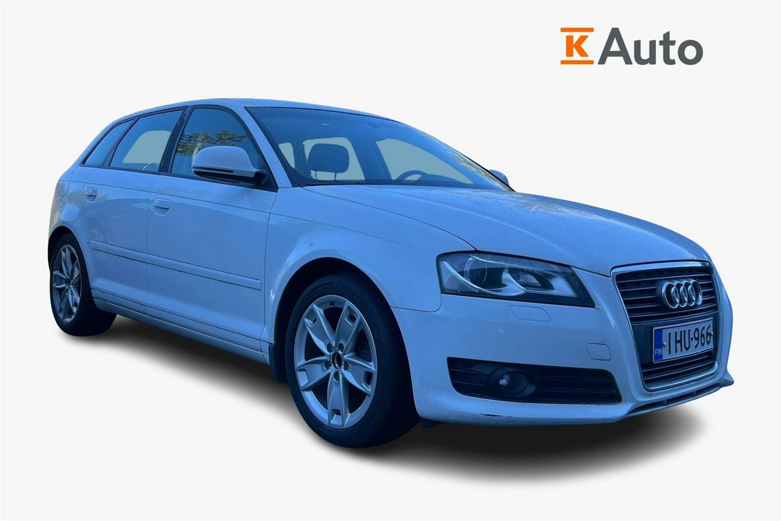 valkoinen Audi A3 2009 kuva 1.