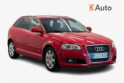 Punainen Audi A3 2009 kuva 1.