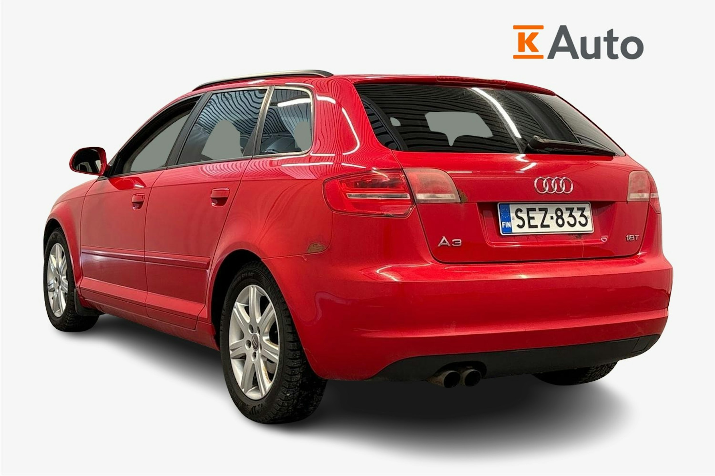 Punainen Audi A3 2009 kuva 4.