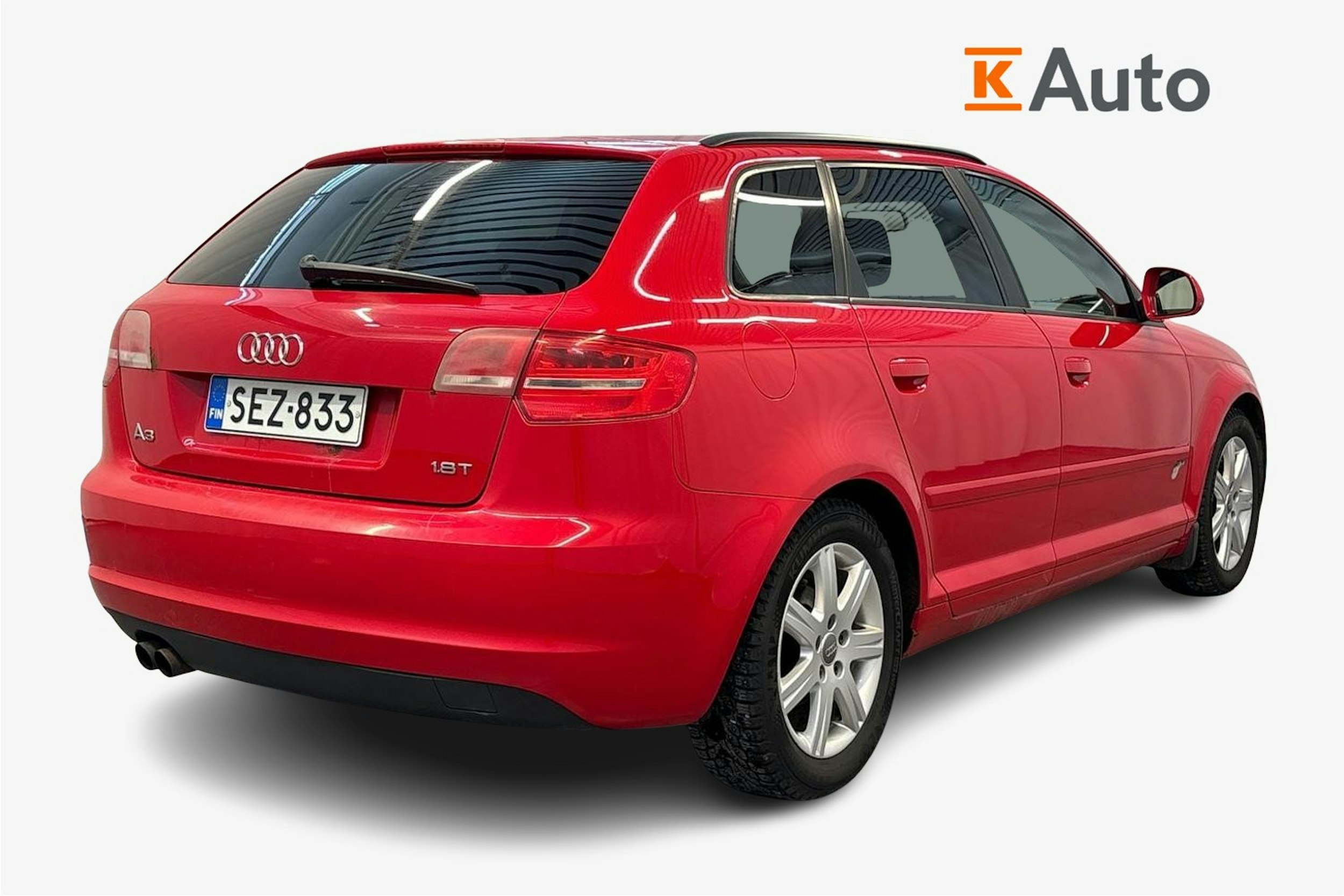 Punainen Audi A3 2009 kuva 6.