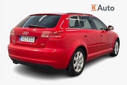 Punainen Audi A3 2009 kuva 6.