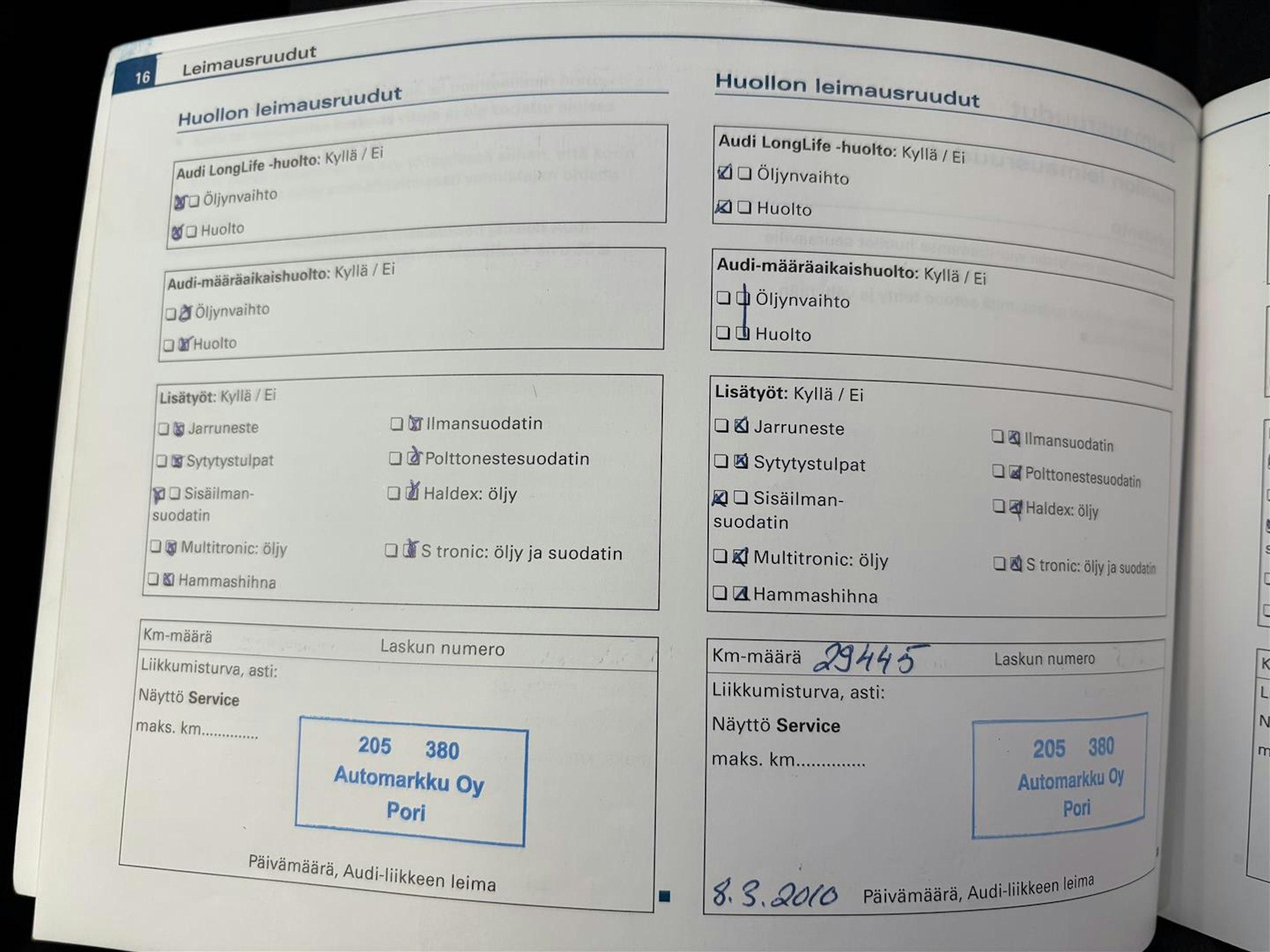 Punainen Audi A3 2009 kuva 31.