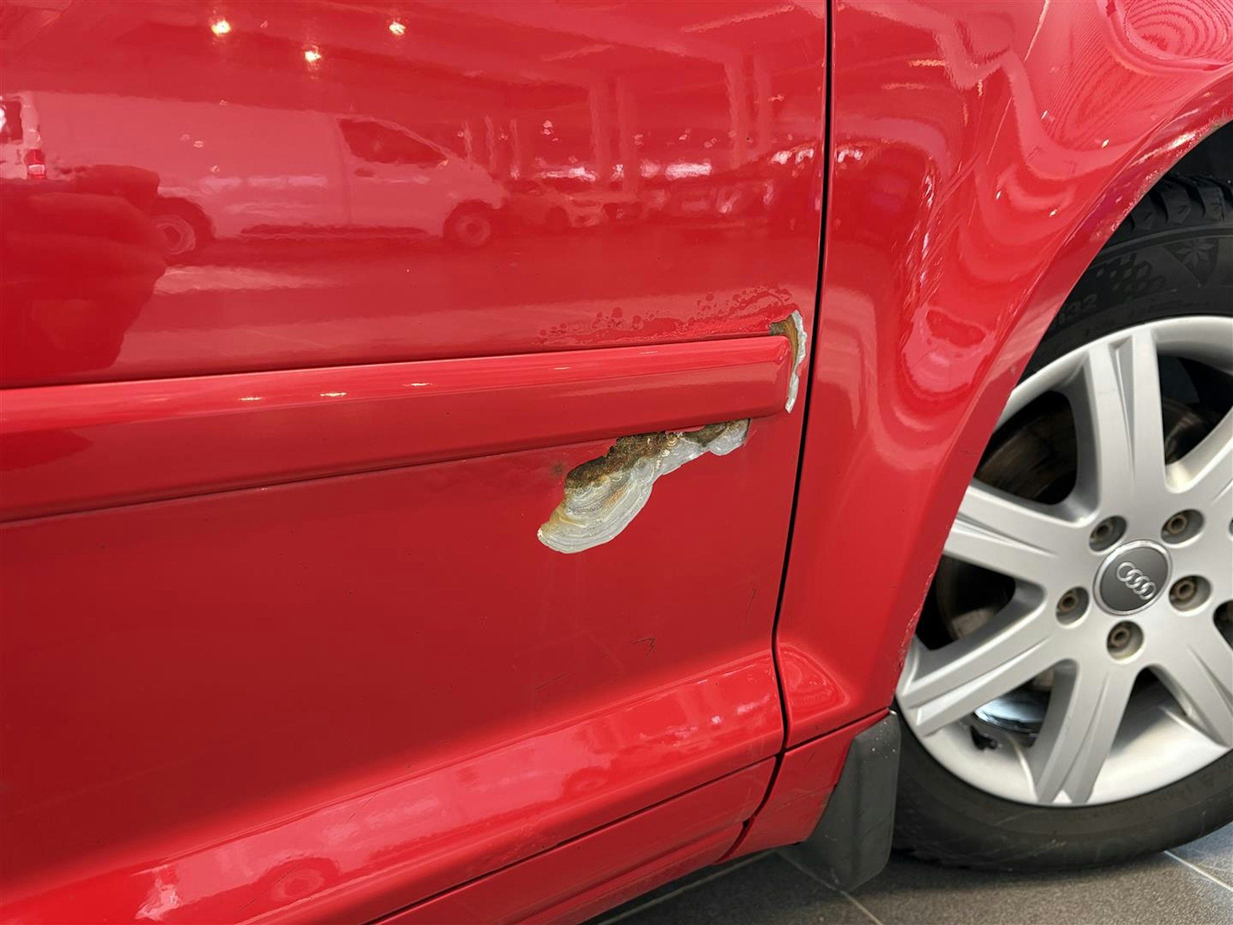 Punainen Audi A3 2009 kuva 44.