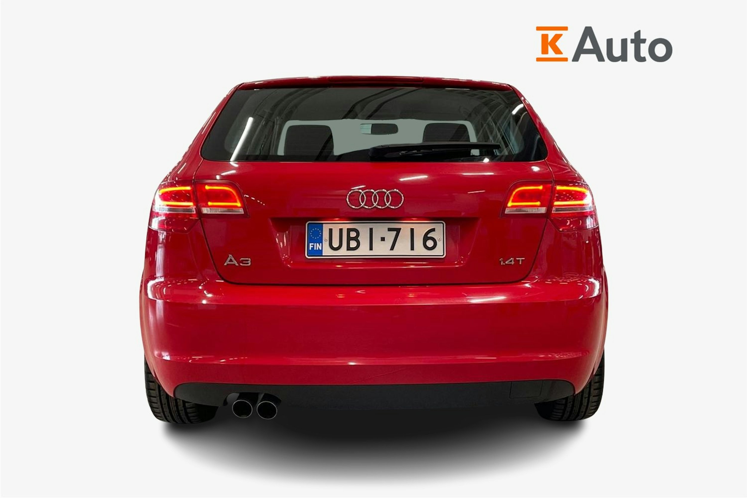 punainen Audi A3 2009 kuva 3.