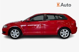 punainen Audi A3 2009 kuva 6.
