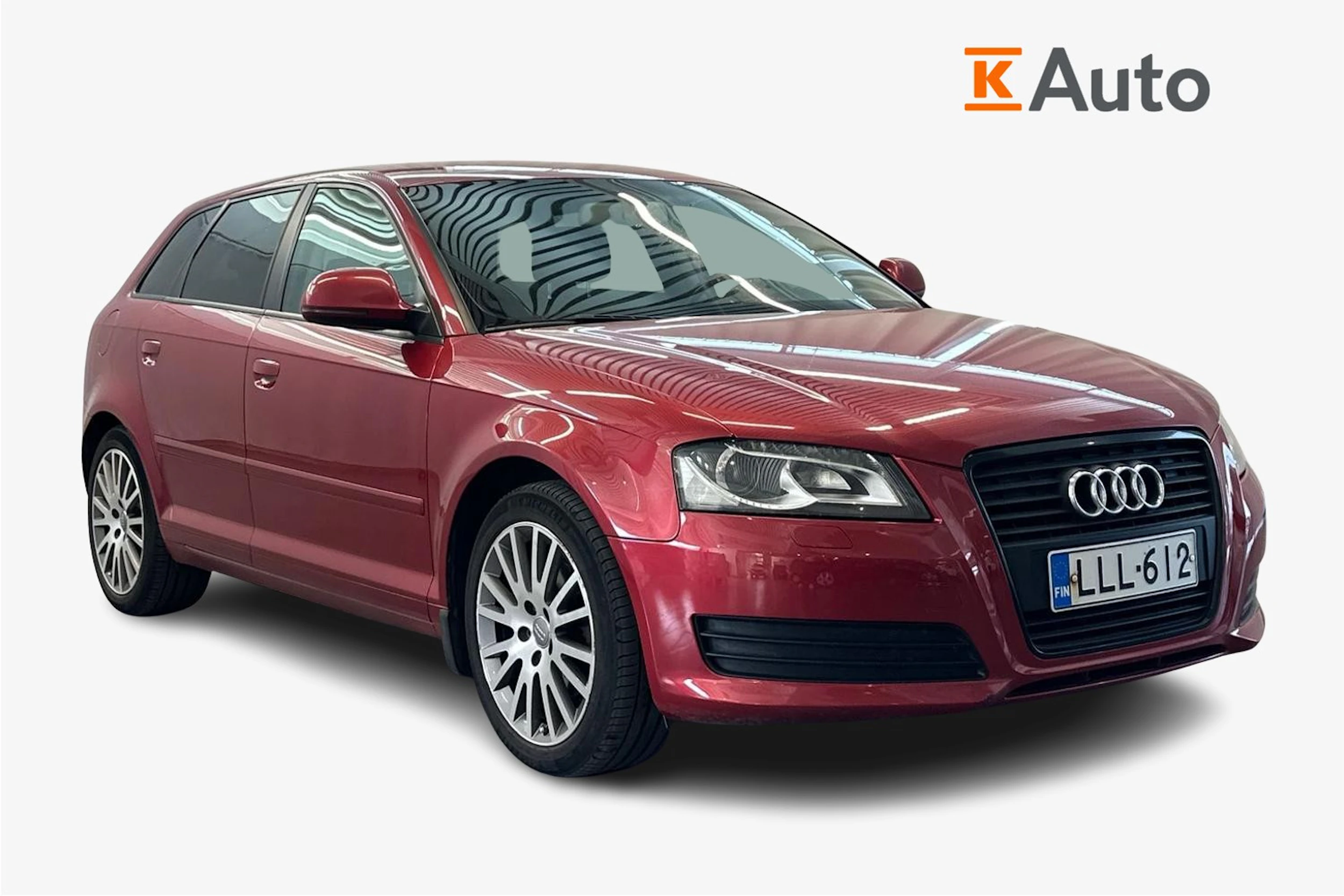 punainen Audi A3 2010 kuva 1.