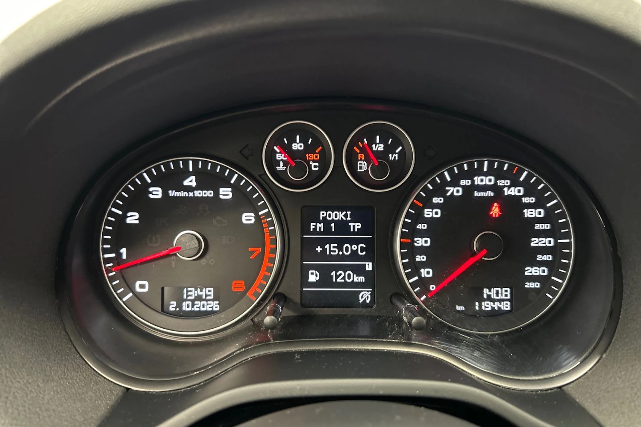 harmaa Audi A3 2010 kuva 15.
