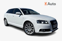 valkoinen Audi A3 2010 kuva 1.