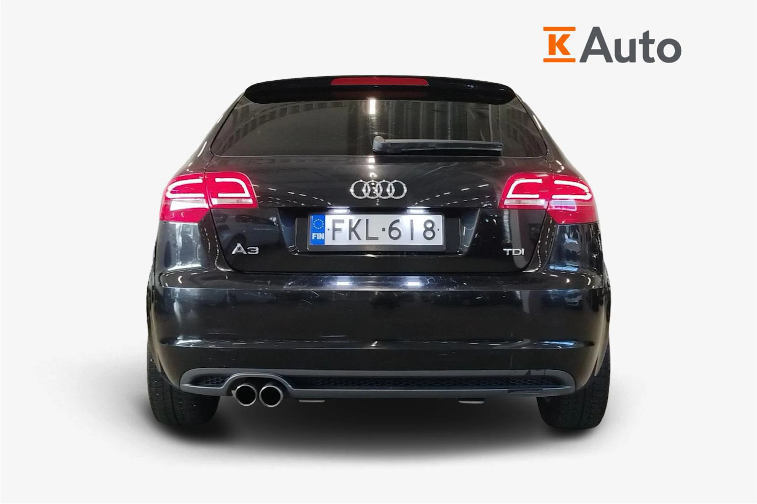 musta Audi A3 2011 kuva 3.