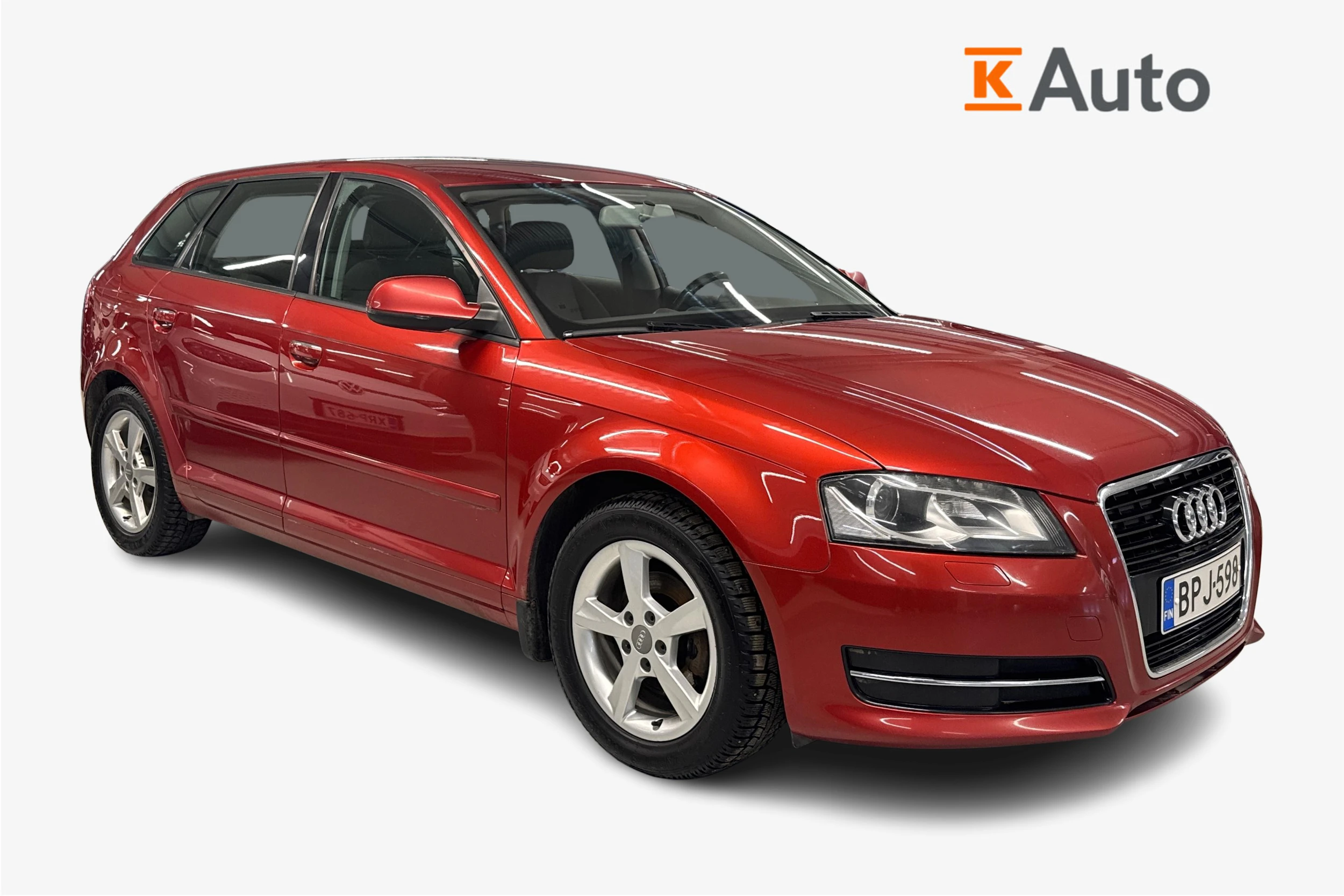 Punainen Audi A3 2012 kuva 1.