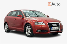 Punainen Audi A3 2012 kuva 1.
