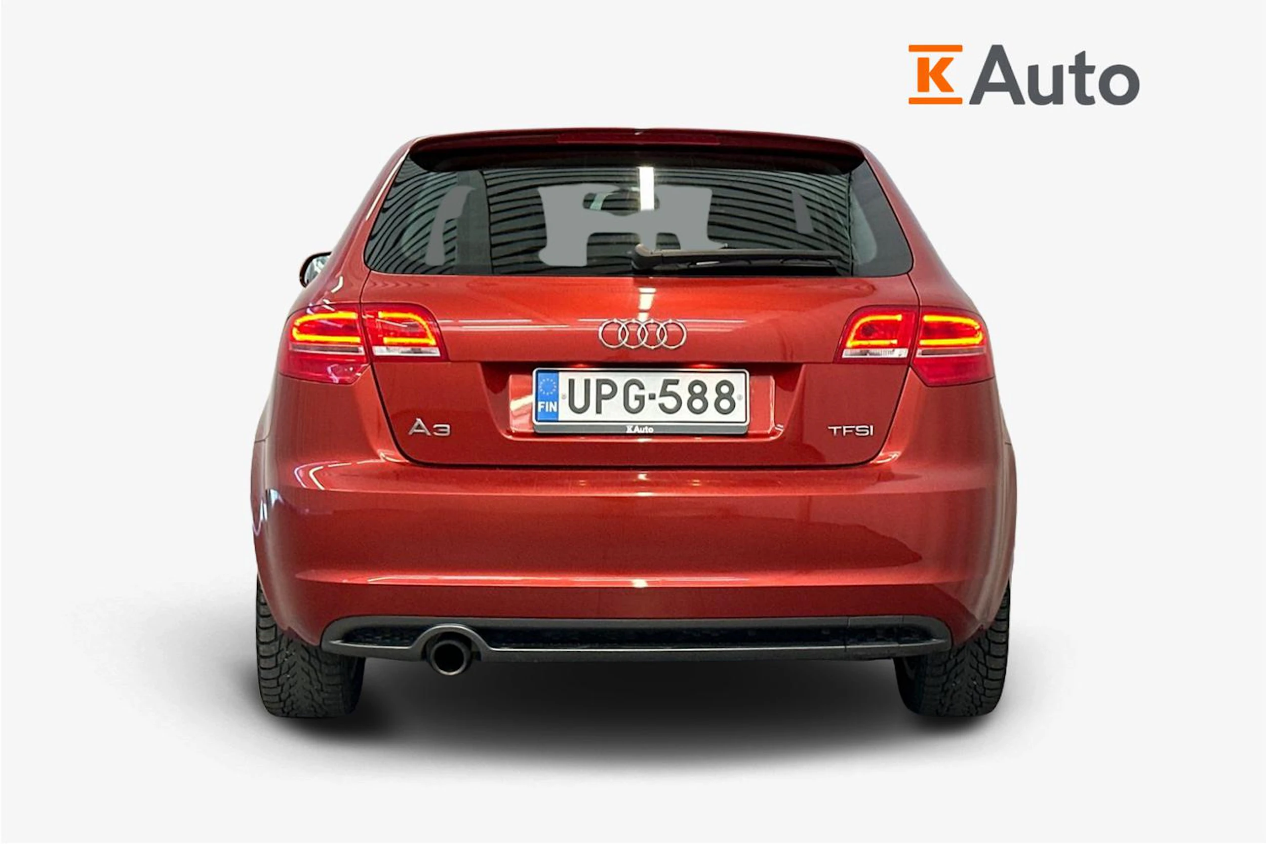 Punainen Audi A3 2012 kuva 4.