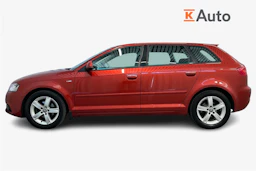 Punainen Audi A3 2012 kuva 7.