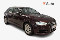punainen Audi A3 2013 kuva 1.