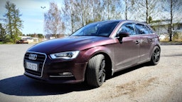 punainen Audi A3 2013 kuva 1.
