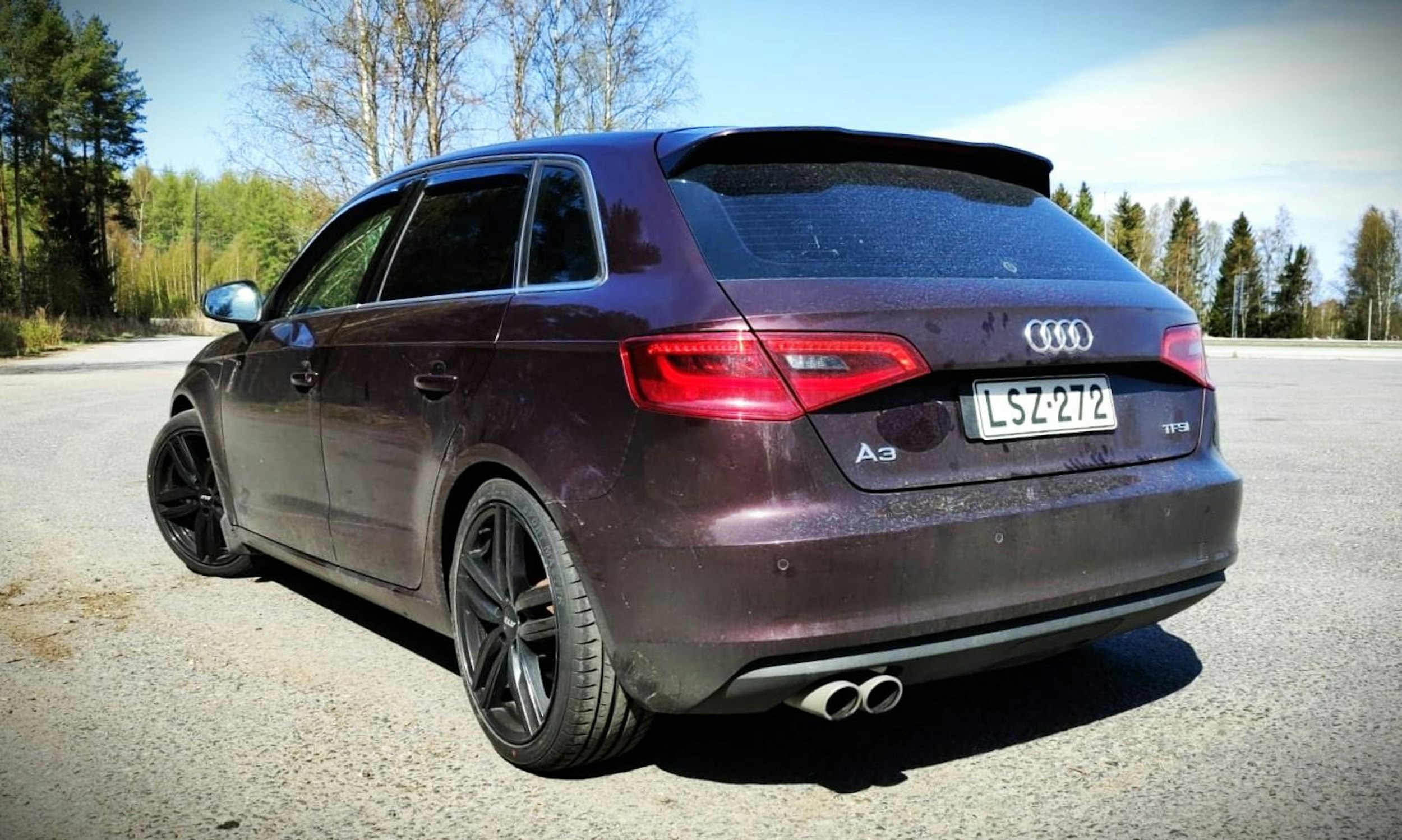 punainen Audi A3 2013 kuva 2.