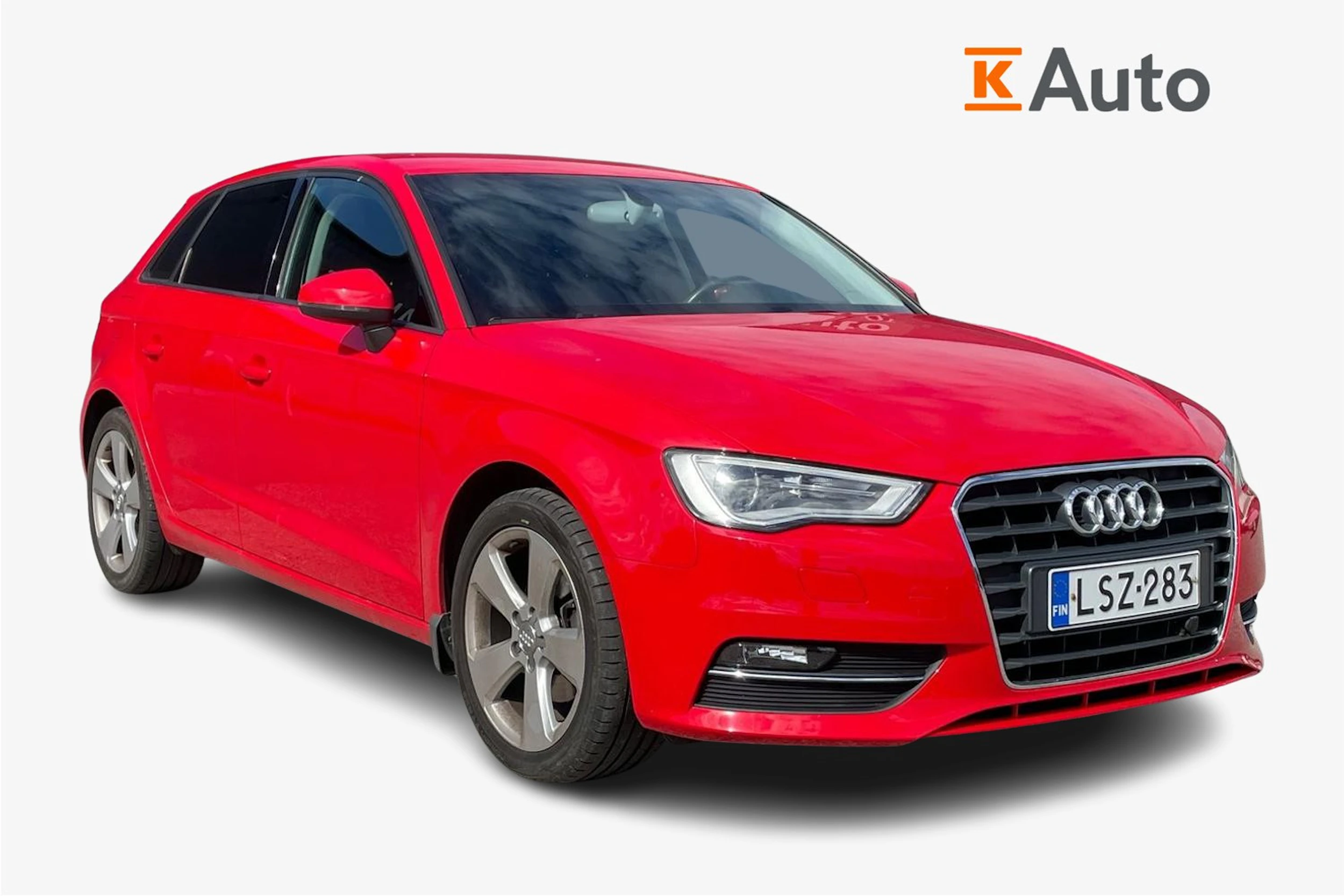 punainen Audi A3 2013 kuva 1.