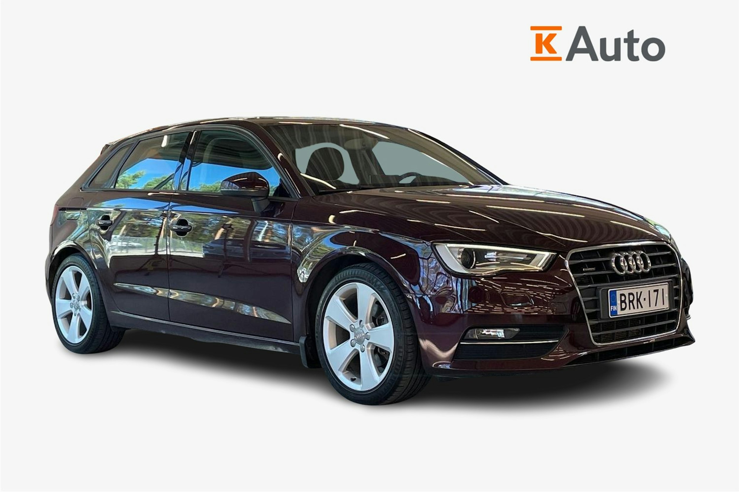 punainen Audi A3 2014 kuva 1.