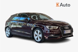 punainen Audi A3 2014 kuva 1.
